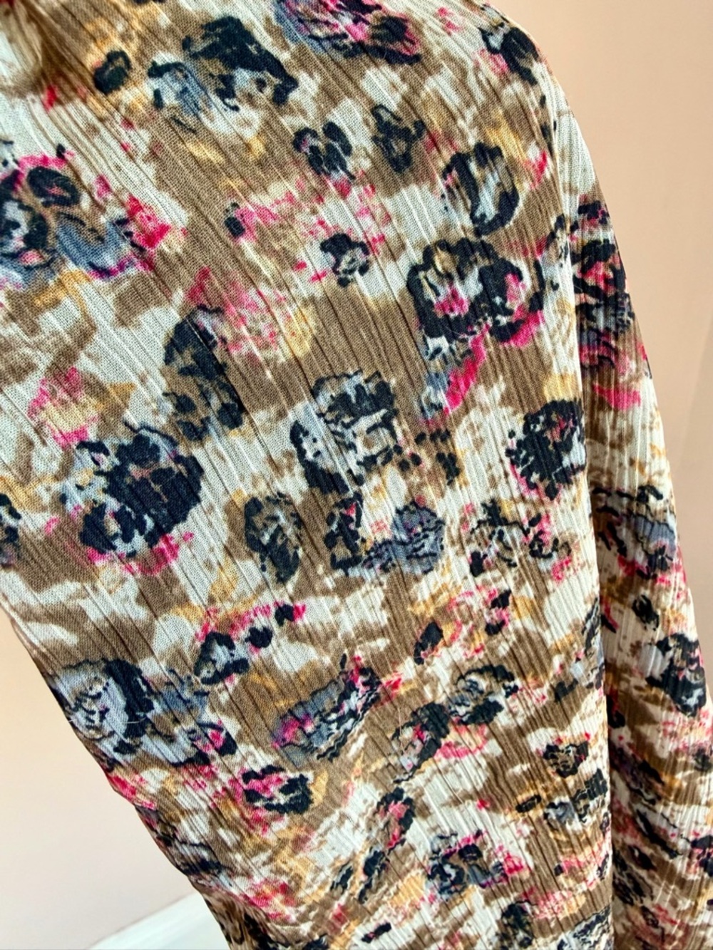 H&M Floral Pleated Sleeveless Dress Boho Mini Size 4 - Picture 5 of 7